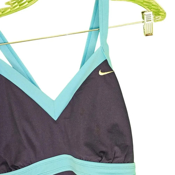 NWT Nike‎ Womens Blue Water Training One Piece Swimsuit 12 - Picture 3 of 5